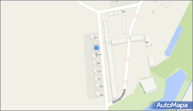 Stoszowice, Stoszowice, 72f, mapa Stoszowice