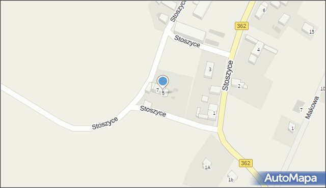 Stoszyce, Stoszyce, 5, mapa Stoszyce