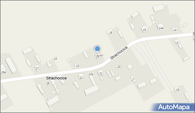 Strachocice, Strachocice, 19, mapa Strachocice