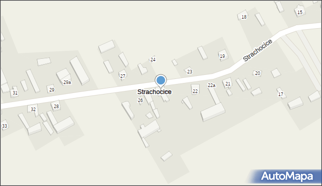Strachocice, Strachocice, 25, mapa Strachocice