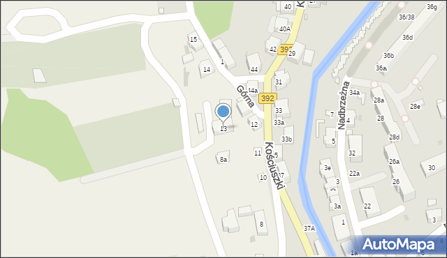 Strachocin, Strachocin, 13, mapa Strachocin