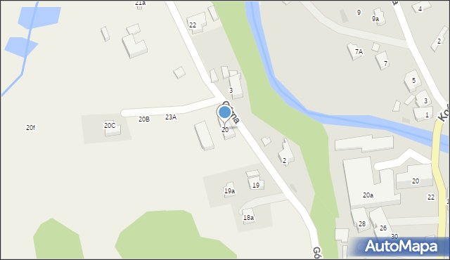 Strachocin, Strachocin, 20, mapa Strachocin