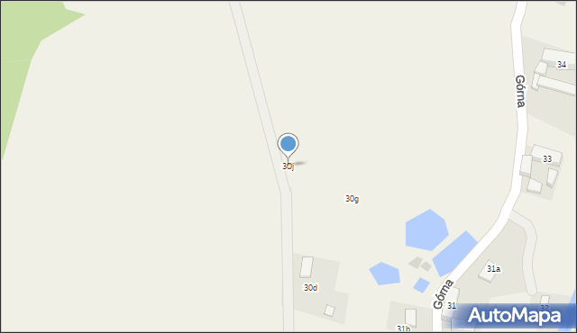 Strachocin, Strachocin, 30j, mapa Strachocin
