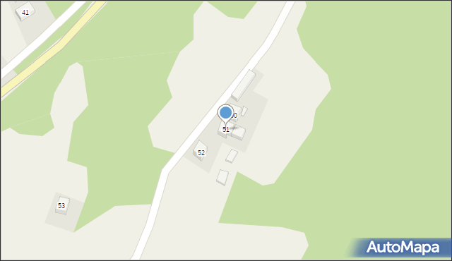 Strachocin, Strachocin, 51, mapa Strachocin