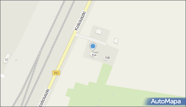 Strachocin, Strachocin, 53c, mapa Strachocin