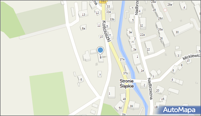 Strachocin, Strachocin, 8, mapa Strachocin