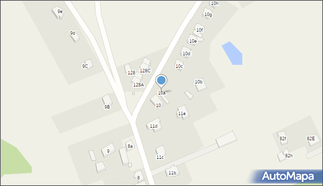 Strachocin, Strachocin, 10a, mapa Strachocin