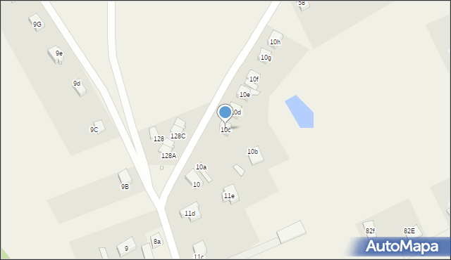 Strachocin, Strachocin, 10c, mapa Strachocin