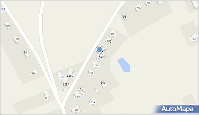 Strachocin, Strachocin, 10e, mapa Strachocin