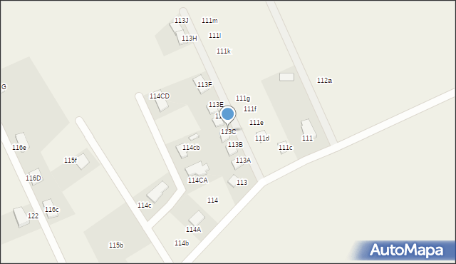 Strachocin, Strachocin, 113C, mapa Strachocin