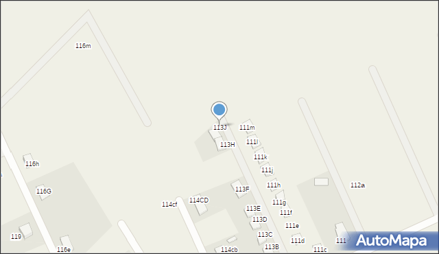 Strachocin, Strachocin, 113J, mapa Strachocin