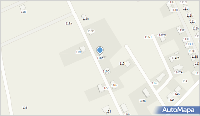 Strachocin, Strachocin, 116e, mapa Strachocin