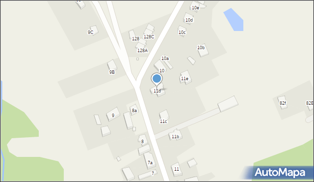 Strachocin, Strachocin, 11d, mapa Strachocin