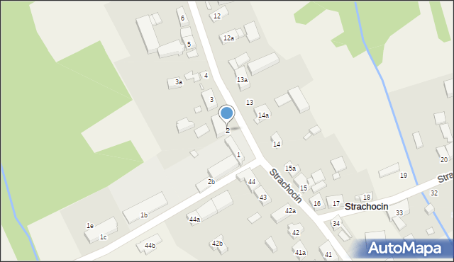 Strachocin, Strachocin, 2, mapa Strachocin