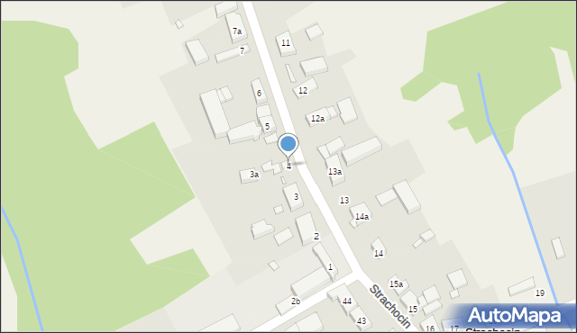 Strachocin, Strachocin, 4, mapa Strachocin