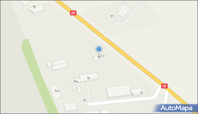 Strachocin, Strachocin, 53, mapa Strachocin