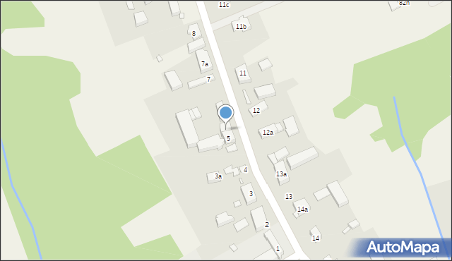 Strachocin, Strachocin, 5a, mapa Strachocin