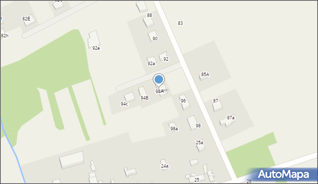 Strachocin, Strachocin, 94A, mapa Strachocin