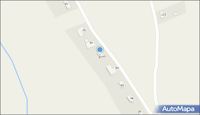 Strachocin, Strachocin, 9J, mapa Strachocin
