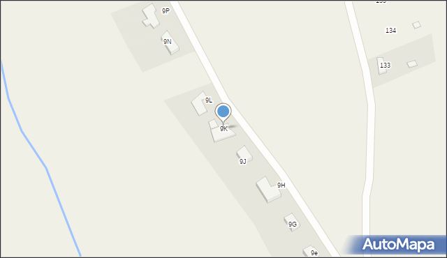 Strachocin, Strachocin, 9K, mapa Strachocin