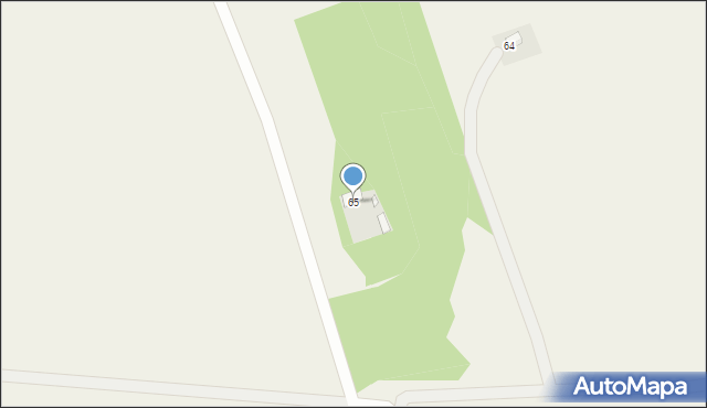 Strachomin, Strachomin, 65, mapa Strachomin