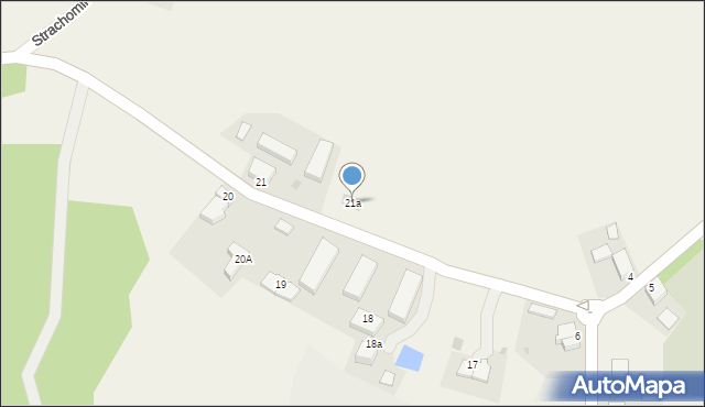 Strachomino, Strachomino, 21a, mapa Strachomino