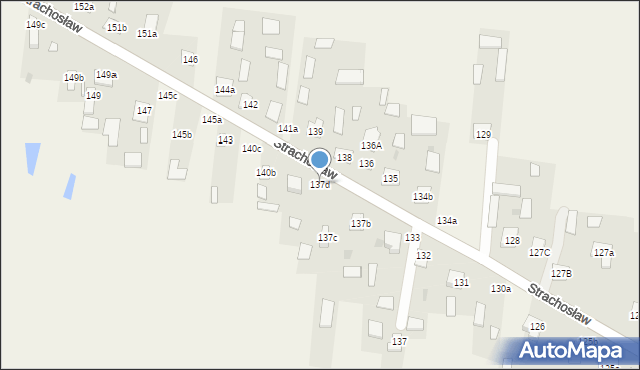 Strachosław, Strachosław, 137d, mapa Strachosław