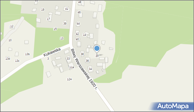 Strachów, Strachów, 10, mapa Strachów