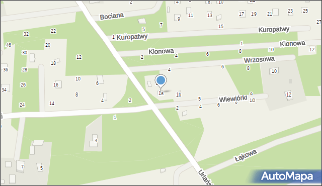 Strachów, Strachów, 1a, mapa Strachów