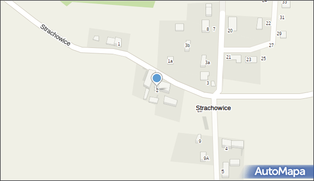 Strachowice, Strachowice, 2, mapa Strachowice
