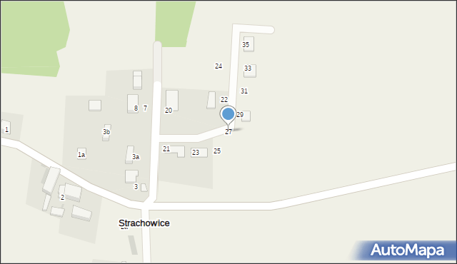Strachowice, Strachowice, 27, mapa Strachowice
