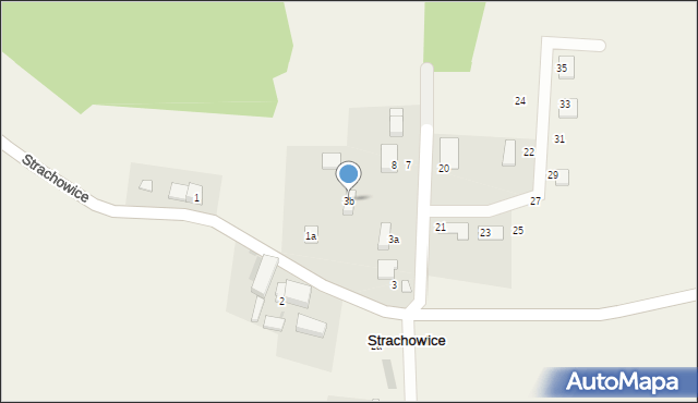 Strachowice, Strachowice, 3b, mapa Strachowice