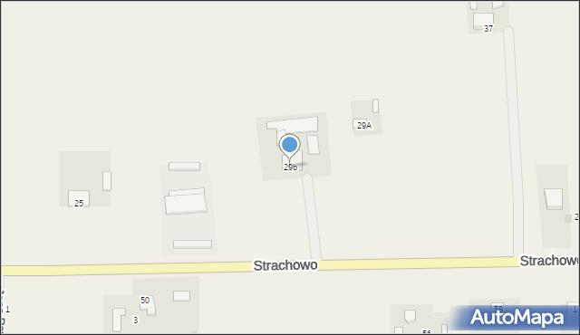 Strachówko, Strachówko, 29b, mapa Strachówko