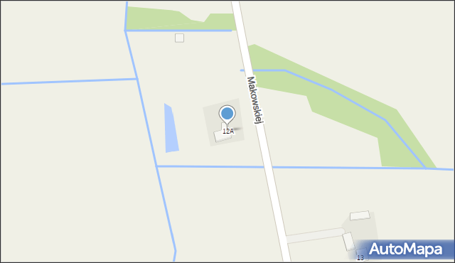 Strachowo, Strachowo, 12A, mapa Strachowo