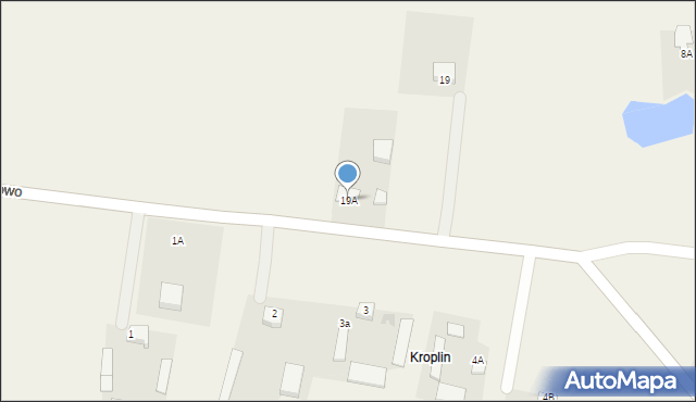 Strachowo, Strachowo, 19A, mapa Strachowo