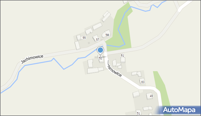 Strączków, Strączków, 52, mapa Strączków