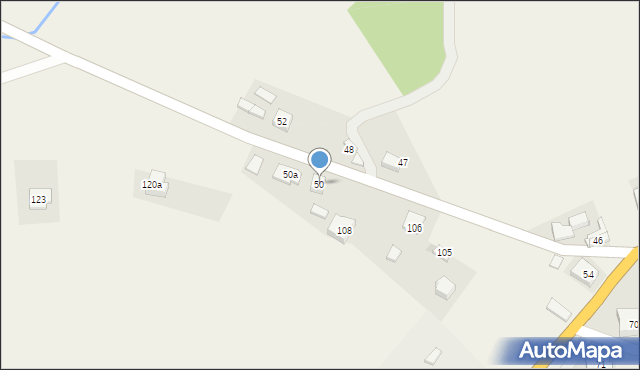 Strączno, Strączno, 50, mapa Strączno