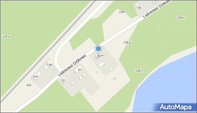 Strączno, Strączno, 59, mapa Strączno