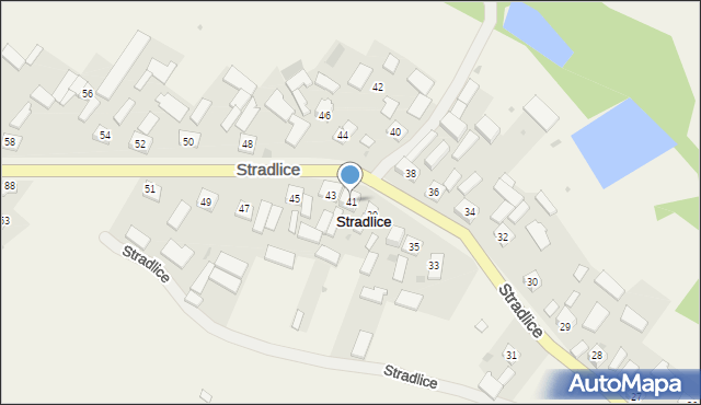Stradlice, Stradlice, 41, mapa Stradlice