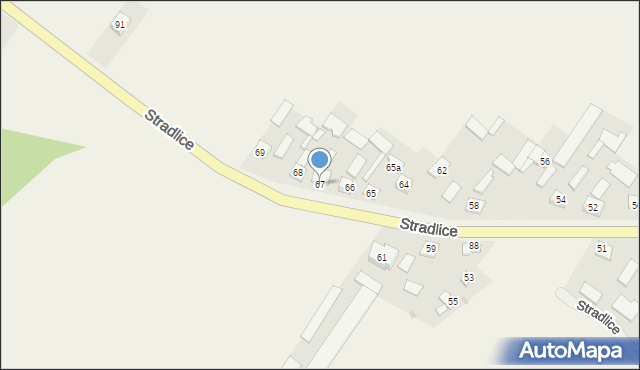 Stradlice, Stradlice, 67, mapa Stradlice