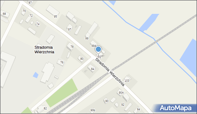 Stradomia Wierzchnia, Stradomia Wierzchnia, 101, mapa Stradomia Wierzchnia