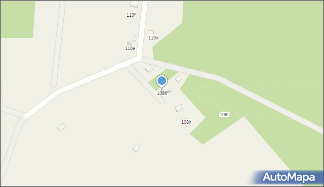 Stradomia Wierzchnia, Stradomia Wierzchnia, 108b, mapa Stradomia Wierzchnia