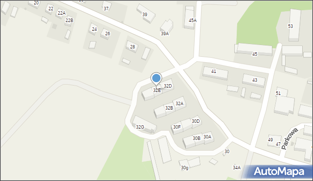 Stradomia Wierzchnia, Stradomia Wierzchnia, 32E, mapa Stradomia Wierzchnia