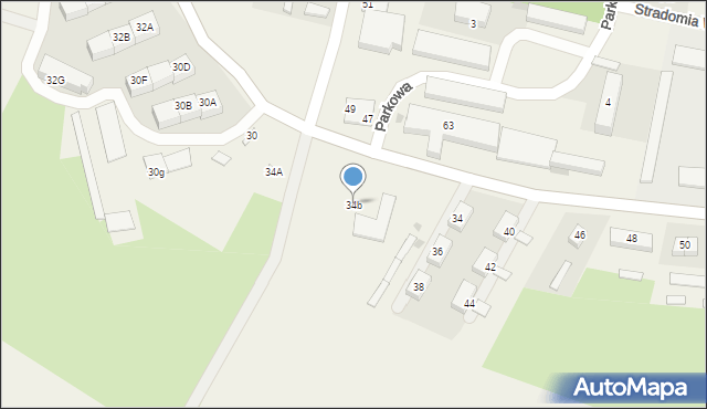 Stradomia Wierzchnia, Stradomia Wierzchnia, 34b, mapa Stradomia Wierzchnia