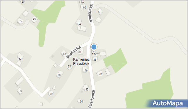 Stradomka, Stradomka, 35a, mapa Stradomka