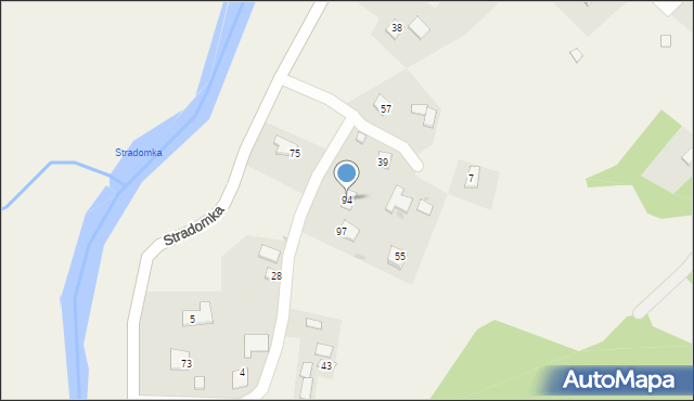 Stradomka, Stradomka, 94, mapa Stradomka