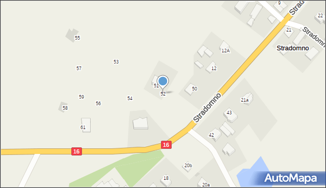 Stradomno, Stradomno, 52, mapa Stradomno
