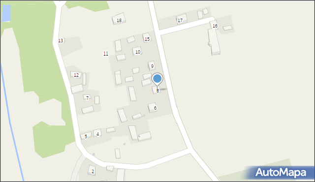 Stradów, Stradów, 8, mapa Stradów