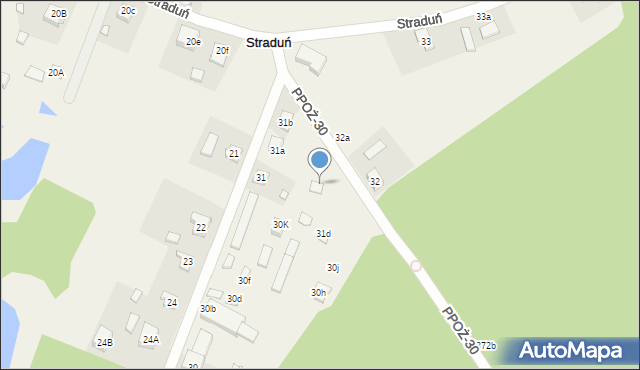Straduń, Straduń, 31c, mapa Straduń
