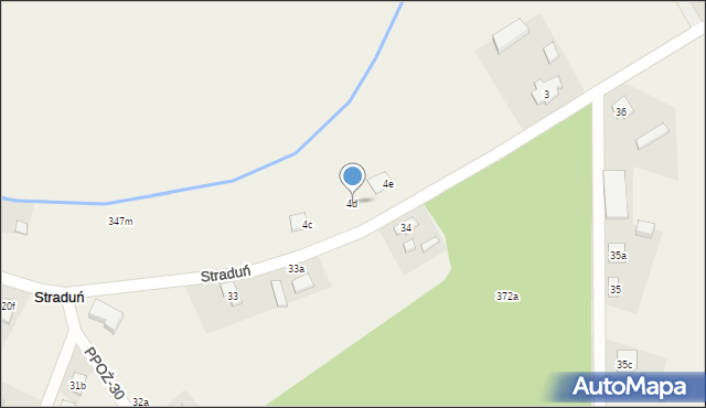 Straduń, Straduń, 4d, mapa Straduń